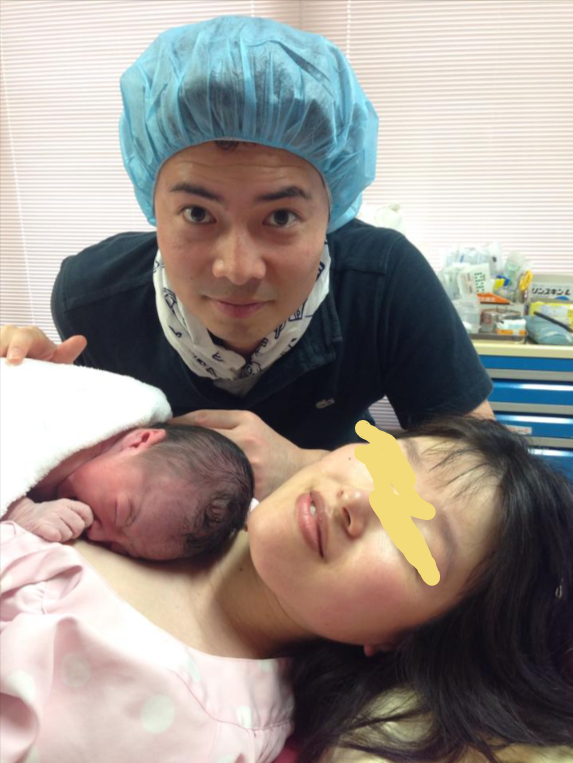 2014年5月雲坂衛市議と雲坂紘巳さんの間に長女が誕生