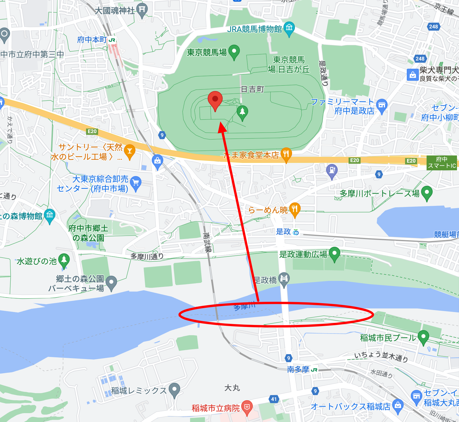東京すごい花火2023の穴場は多摩川河川敷